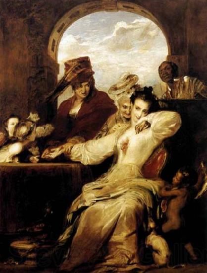 Sir David Wilkie Josephine and the Fortune-Teller Spain oil painting art